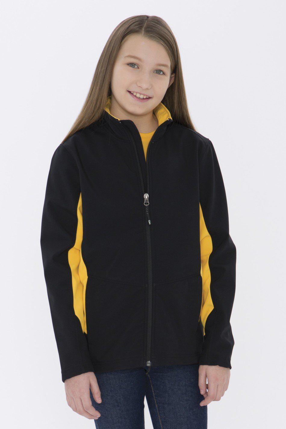 COAL HARBOUR® EVERYDAY COLOUR BLOCK SOFT SHELL YOUTH JACKET. Y7604